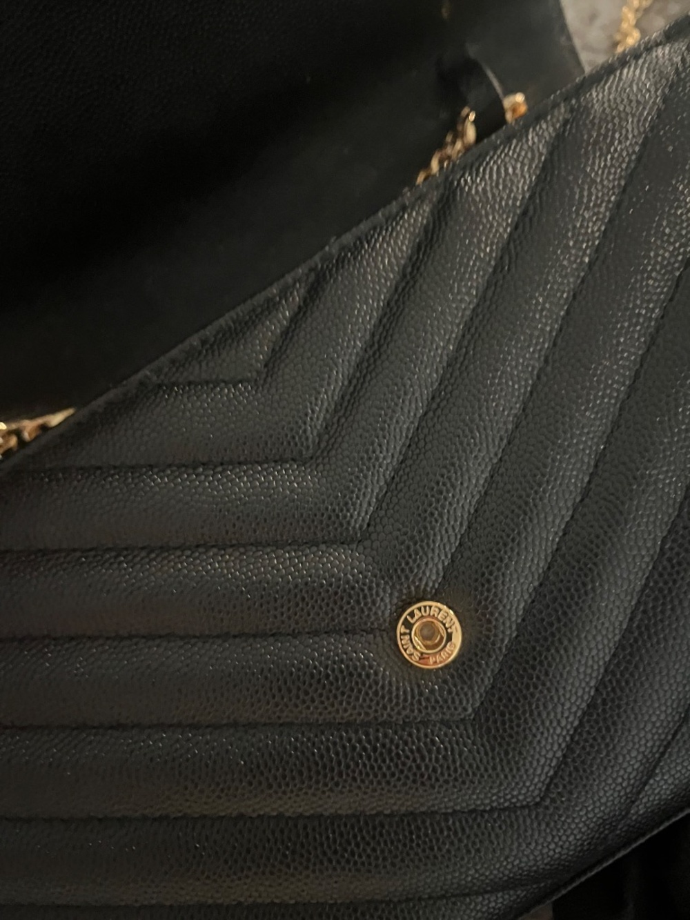 YSL BLACK CROSSBODY BAG - Picture 9 of 12